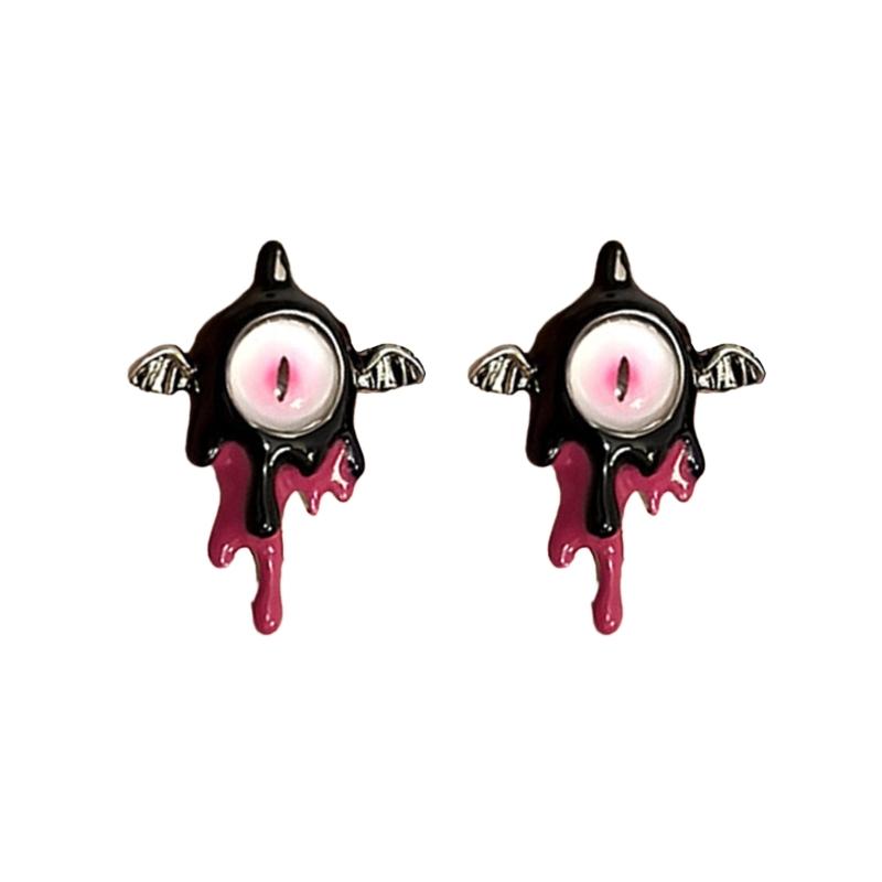 

Evil Eye Necklace Evil Eye Ear Pins Sweet and Fashionable Alloy Accessories Evil Eye Jewelry for Party Wedding Daily чорний