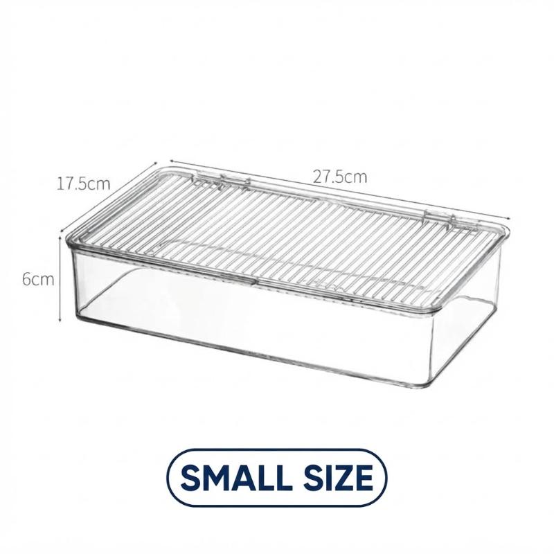Desktop Storage Box Office Supplies With Lid Cosmetic Organizer Box Transparent Large Capacity Book Document Storage Box