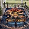 Custom Text Attack On Titan Pattern Floor Rug Soft Indoor Carpet Mat Living Room Bedroom