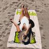 Argentina Quino Mafalda Girl Big Microfiber Beach Towels Quick Dry Towel Sand Beach Towels Pool Towel for Travel Swim Pool Yoga