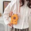 Capybara Silicone Shoulder Bag Cute Crossbody Purse for Kids Girls Birthday Gift Accessories Satchel Phone Pouch
