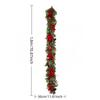 Christmas Wreath for Front Door Window Artificial Wreath Garland Rattan Set Xmas New Year Navidad Home Christmas Decoration