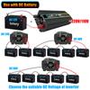 Pure Sine Wave Inverter DC 12V To AC 220V 50Hz 8000W 6000W 4000W 3000W Voltage Transformer Power Converter Solar Car Inverter