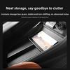 For XPENG G9 2022-2025 Car Armrest Box Storage Wireless Charging Silicone Pad Central Control Storage Interior Accessories