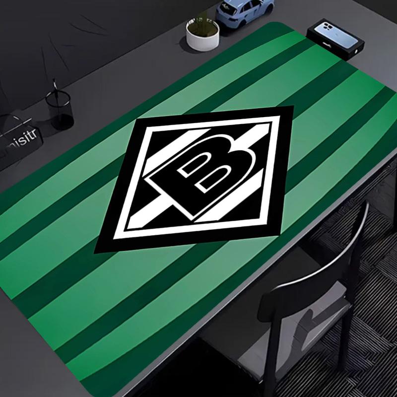 Borussia Mönchengladbach LOGO Mouse Pad - Non-Slip Rubber Base, Smooth Surface for Work,Gaming,Office,And Home Use, Desk Mouse Pad