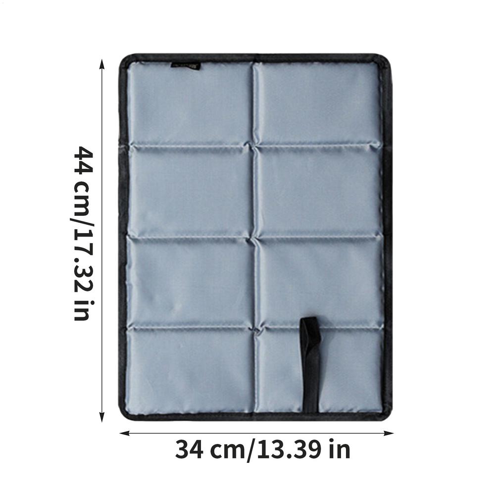 Sit Pads For Backpacking Camping Seat Cushion Large Waterproof Foldable Insulated Sponge Mat With Bag For Fishing Walking Beach