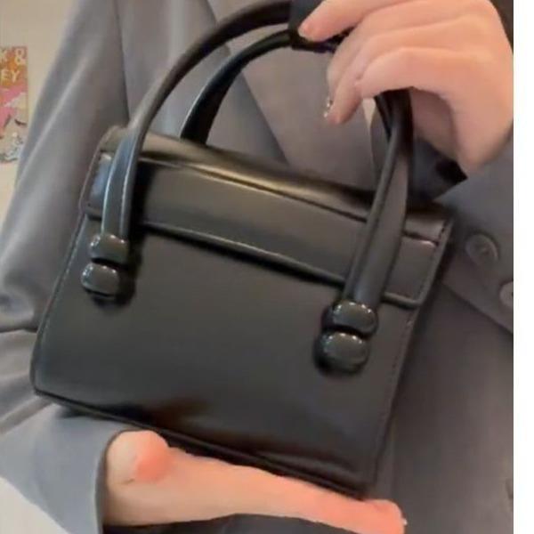 Bag handbag mini niche design hand-to-hand small square bag high-end casual one-shoulder simple and lightweight