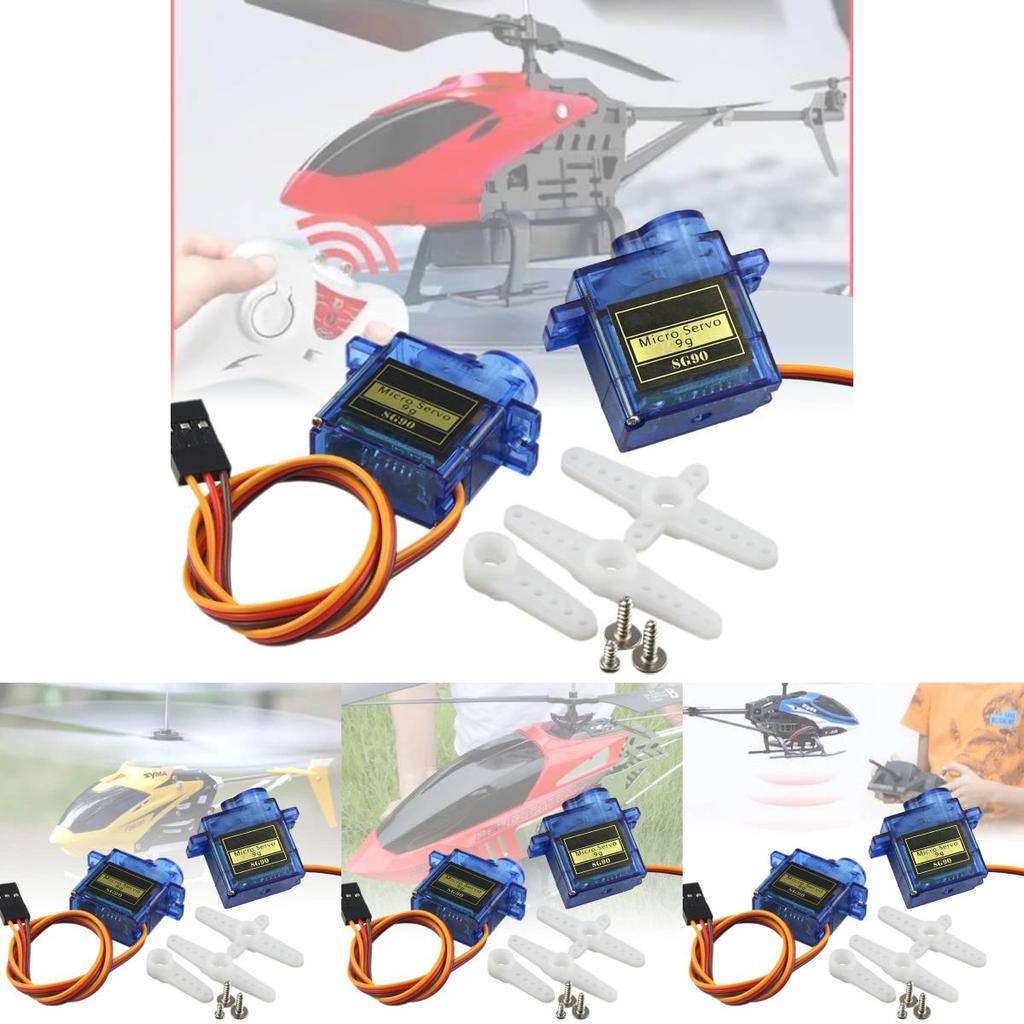 Sg90 9g Servo Lightweight High Precision Rc Model Airplane Small Robot Motor