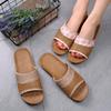 Summer Non-slip Indoor Slippers for Men and Women - Thick Sole, Perfect for Wood Floors and Rattan Matting