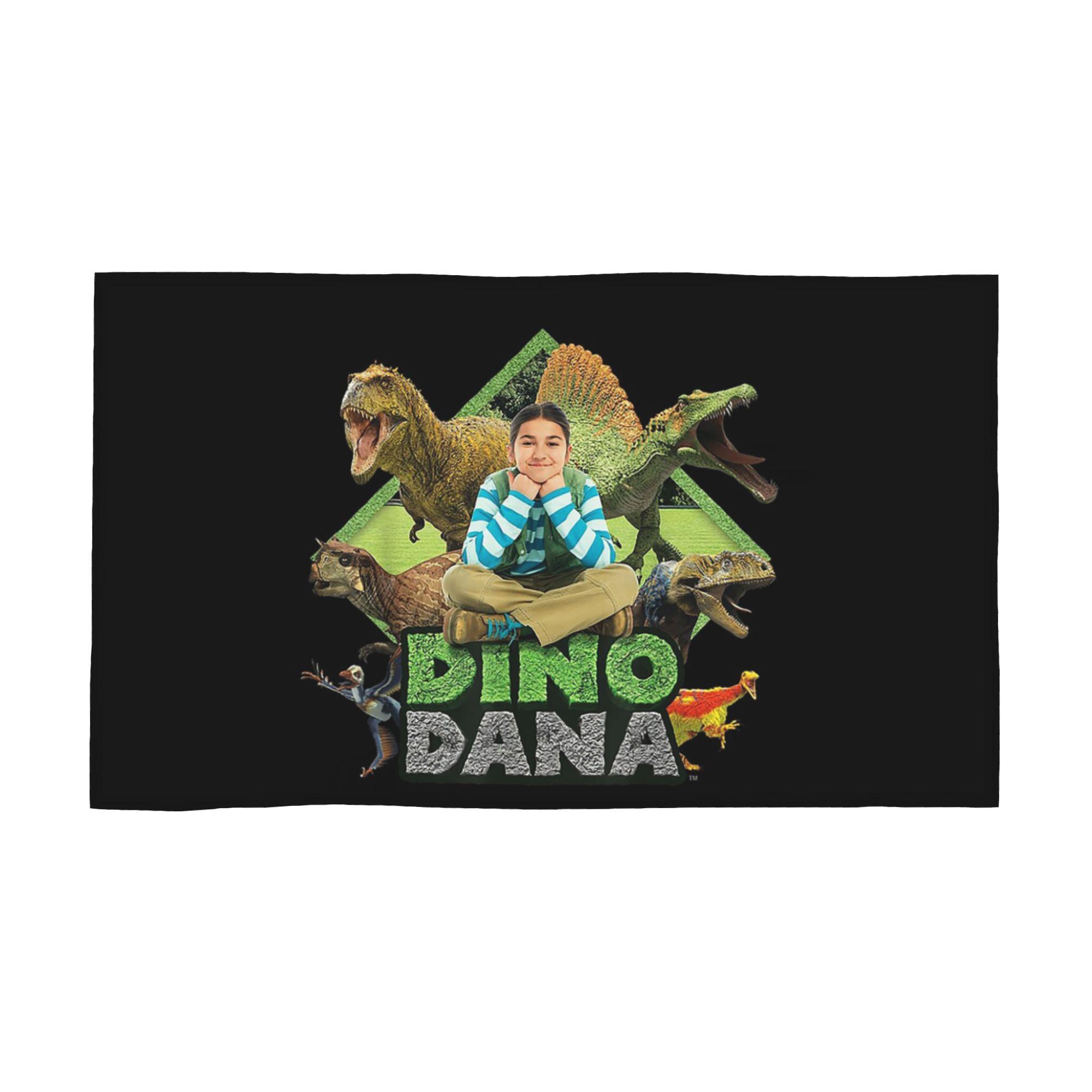 

Dino Dana Real Soft Face Towel Quick Dry Pool Bath Cotton Towels Breathable W40*H60(CM)