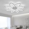 Silent Modern Flush Mount Ceiling Fan Light for Living Room/Bedroom