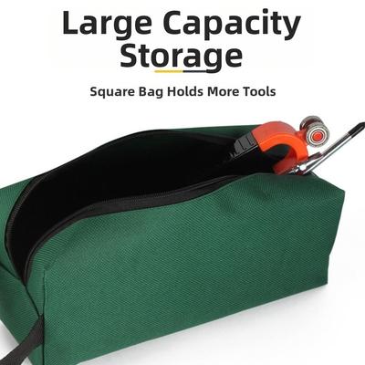 New Zipper Pouch Canvas Tool Bag Multi-Purpose Small Zippered Tote Bags Storage Organizer for Tool Storage