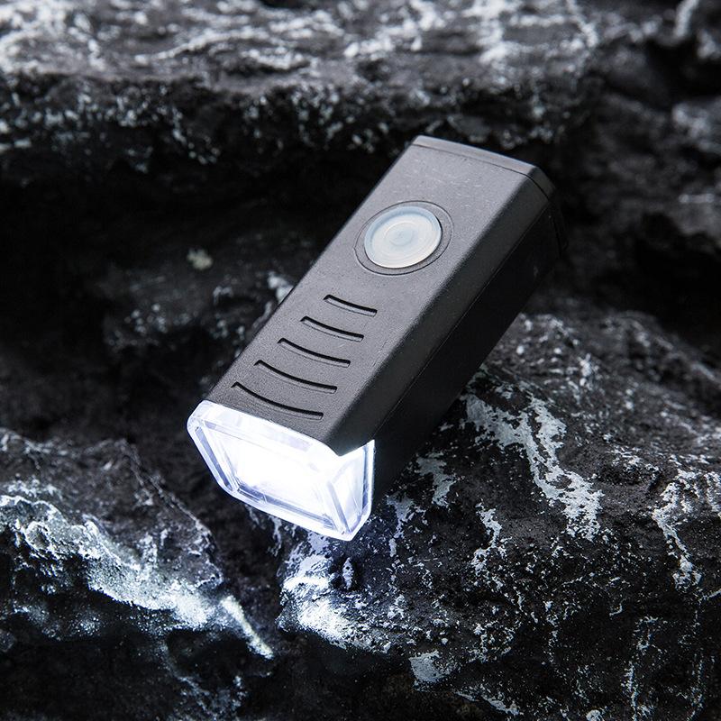 Mini-LED-Fahrrad-Frontlicht XPG LED-Fahrradlampe mit USB-Aufladung und eingebautem Akku, Fahrrad-Taschenlampe mit Rücklicht, Fahrradlichter