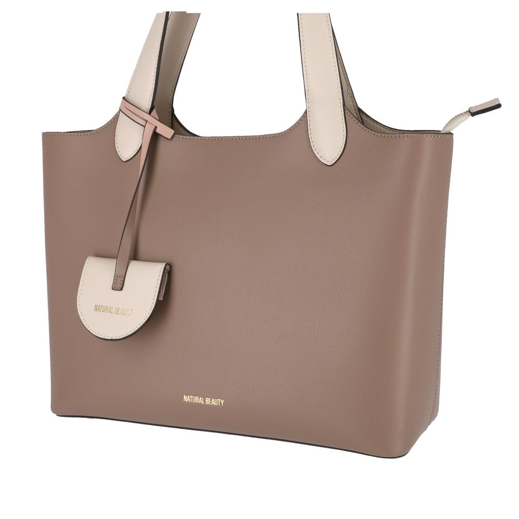 Natural Beauty Milieu Tote Bag, Beige