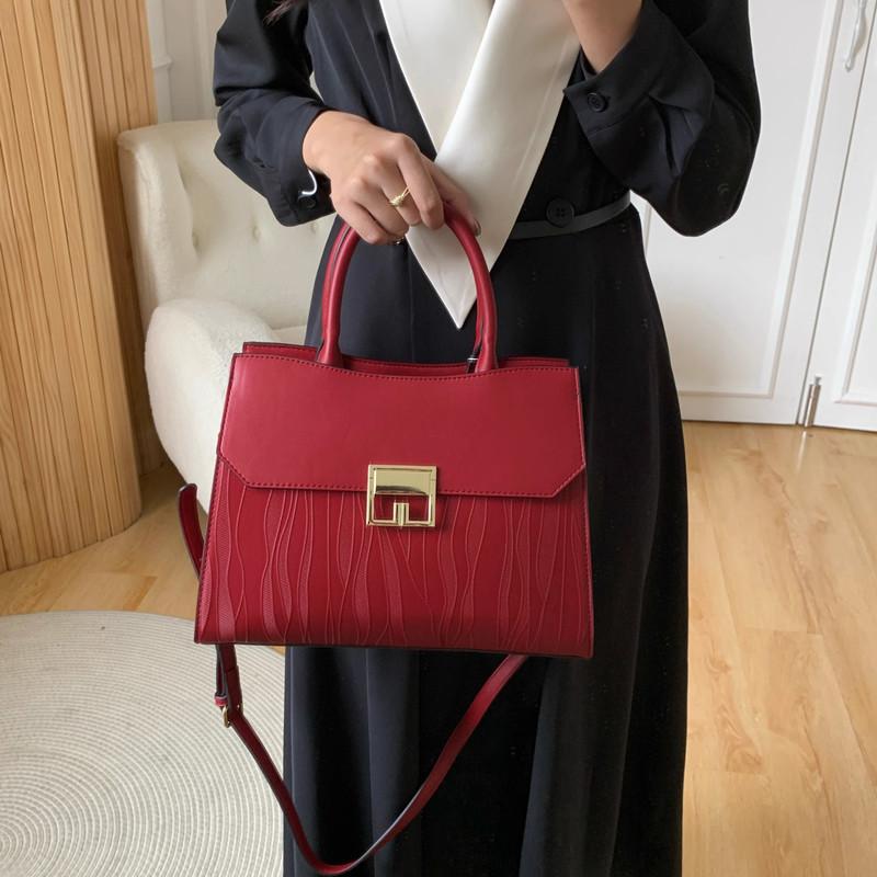 Mom's Bag, A Grand Middle-aged Crossbody Women's Bag, Handbag, Large Capacity, Red Wedding Bag, Mother-in-law's Bag