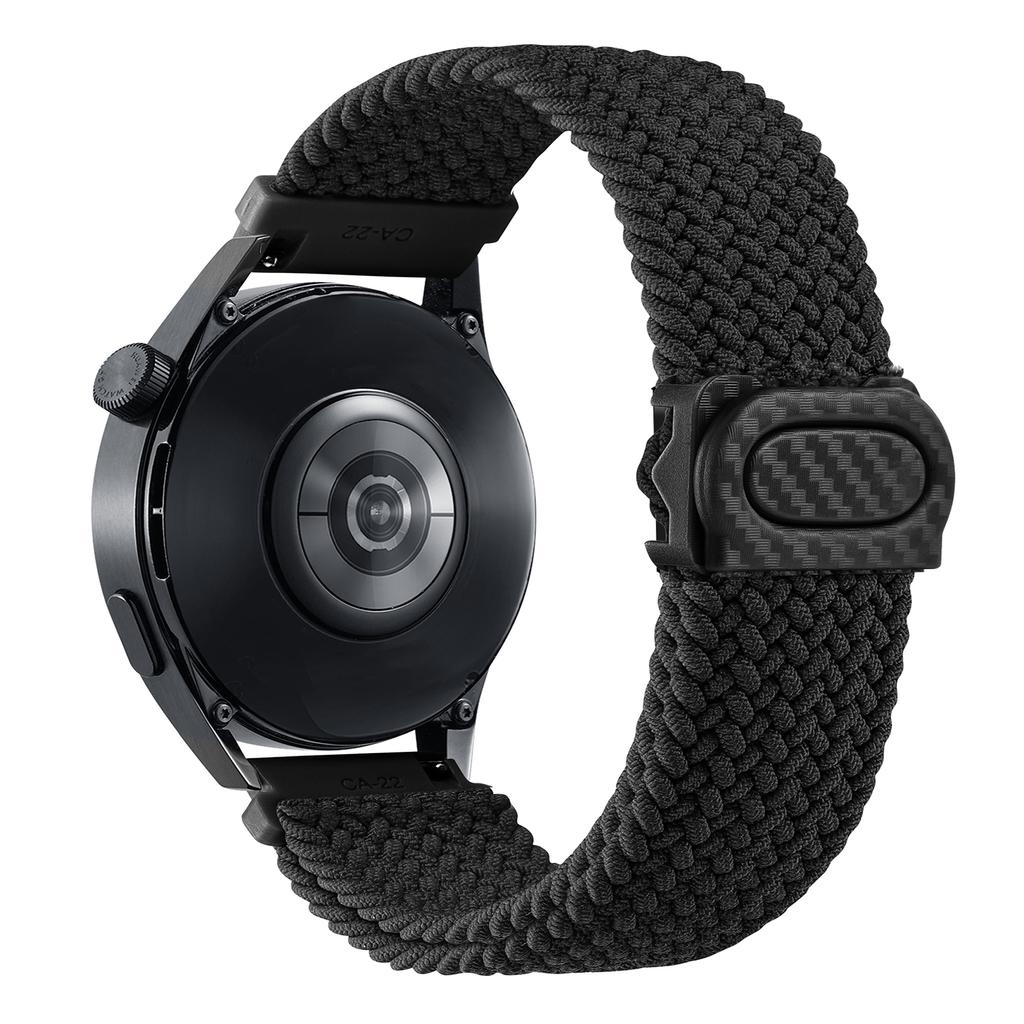 Strap For Samsung Galaxy Watch 7 6 4 classic/5 pro/active 2/s3/46 braided solo loop bracelet Huawei watch GT2 3 4 20mm/22mm Band