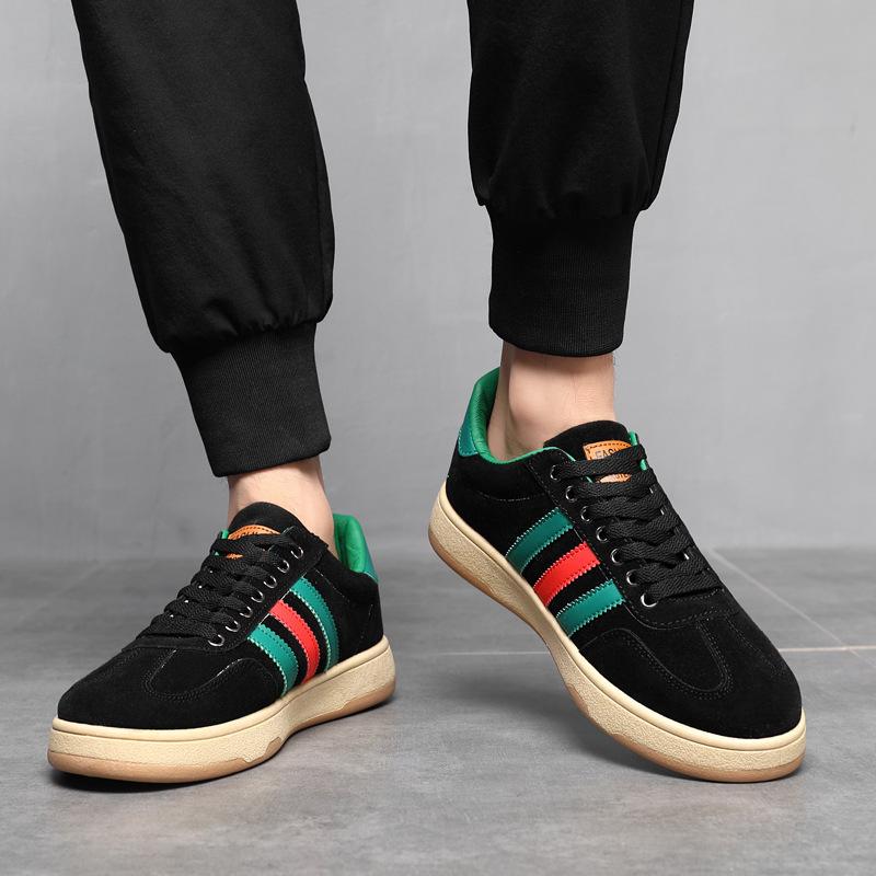 Low-top comfortable men's shoes fashionable wear-resistant breathable board shoes casual shoes men's 2025 spring new Korean version flat men's shoes