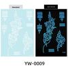 Wedding Tool Luminous Henna Tattoo Sticker White Body Art Sticker Lace Temporary Tattoo  Girls