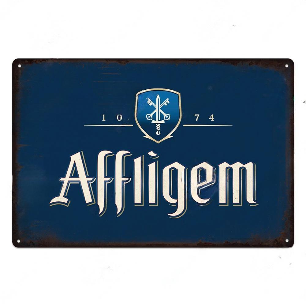 FJ Vintage Kovové Plechové Značky Dekor Pivo Plaketa Retro Plakáty Nástěnná Dekorace Talíř pro Bar Pub Restauraci