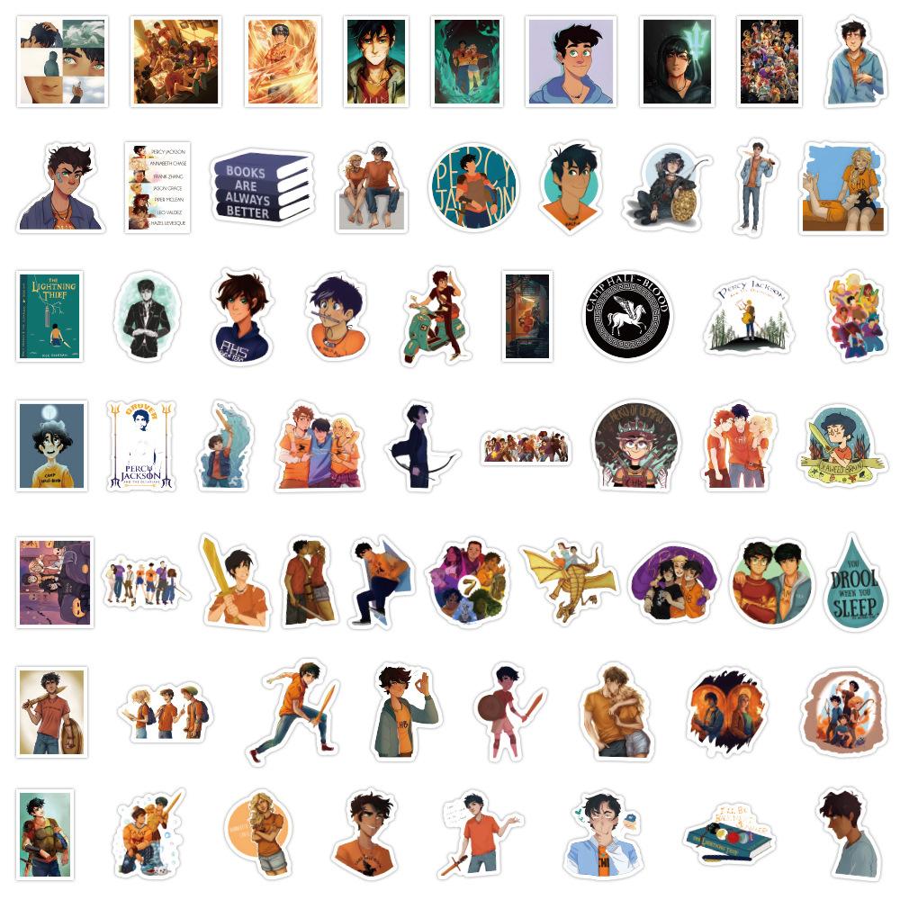 10/30/60pcs Percy Jackson Movie Cartoon Stickers Cool Graffiti Waterproof Decals DIY Scrapbook Suitcase Laptop Classic Sticker