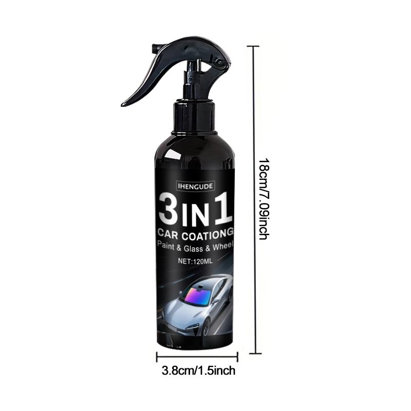Car Coating Spray Quick-Acting Coating Spray 120ml Coating Agent Spray High Protection Fast Car Scratch Remover for Vehicles