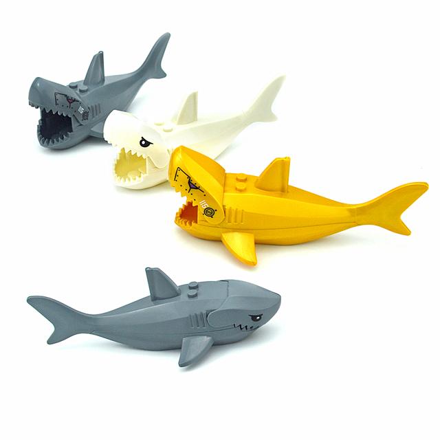 MOC City Animal Building Block Figures Goat Sheep Eagle Owl Panda Parrot Seagull Penguin Zoo Fram Accessories Bricks Toy Gift