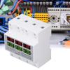 Over Under Voltage Protector 80A 3 Phase Auto Reset Voltage Protective Device DIN Rail Voltmeter Amm