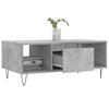  Coffee Table, Concrete Grey, 90x50x36.5 Cm