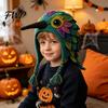 DIY Craft Project for Kids Animal Hood Hat Crochet Kit, Earflap Gift Enthusiasts Cute Kit Beginners, Handmade Winter Headwear Complete Yarn Set
