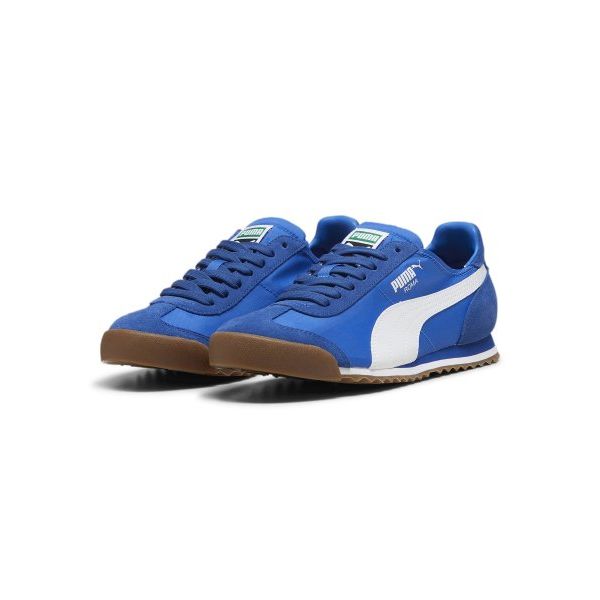 Puma Roma OG Nylon Comfortable Versatile Low-Top Lifestyle Sneakers Unisex sneakers Blue White 362408-41
