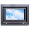 Okno PVC Antracit 70x50 Levé, Nové 700x500 mm Otevíravě výklopné, Dvoukomorové