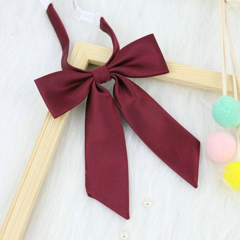 School Uniform Collar Flower With Satin Ribbon For Girls And Teens