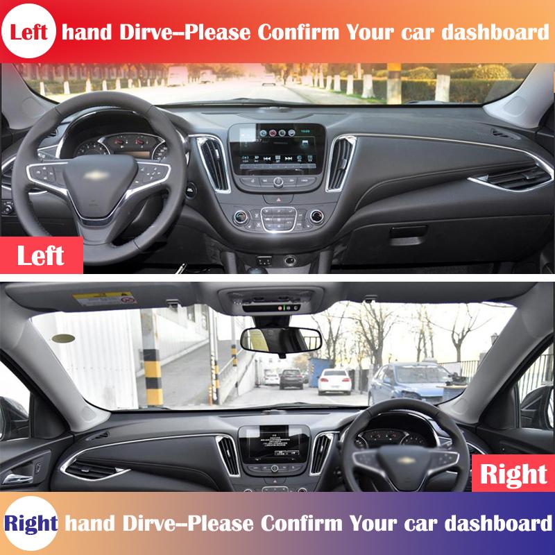 for Chevrolet Malibu 2016 2017 2018 2019 9th Gen MK9 Anti-Slip Dashboard Cover Protective Pad Car Accessories Sunshade Carpet