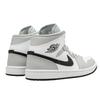 Air Jordan 1 Mid White Light Smoke Grey