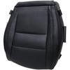 GXARTS perforierte Leder-Fahrersitz-Boden-Ersatzsitzbezug Schwarz Passend für Jeep Grand Cherokee 2011-2016 Passend für Dodge Durango 2011 2012
