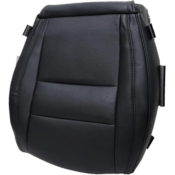 GXARTS perforierte Leder-Fahrersitz-Boden-Ersatzsitzbezug Schwarz Passend für Jeep Grand Cherokee 2011-2016 Passend für Dodge Durango 2011 2012