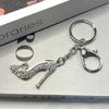 Crystal High Heel Keychain & Car Pendant with Rhinestones