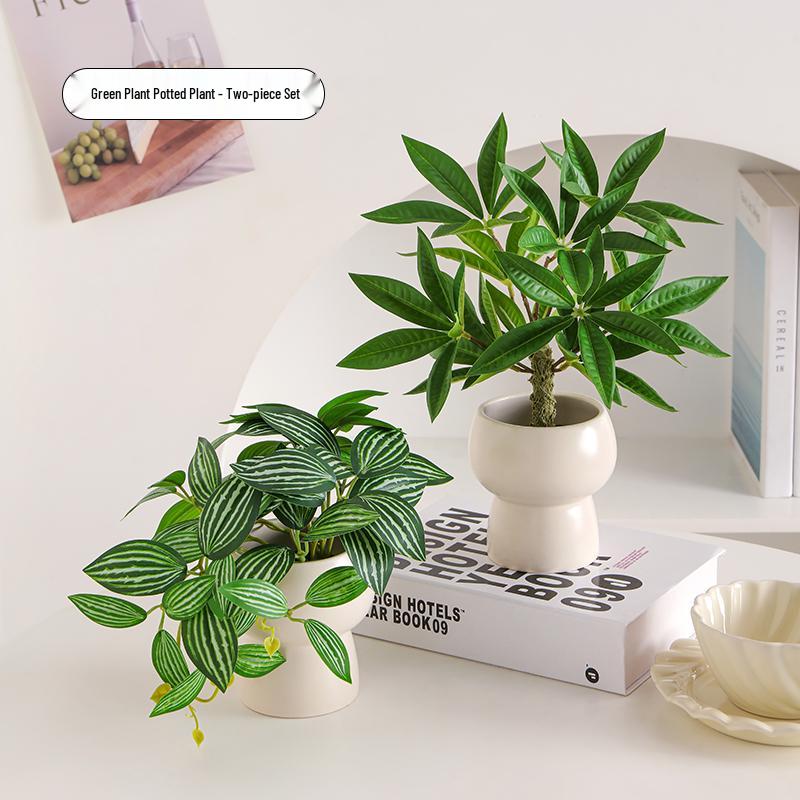 Artificial Bionic Potted Plant for Living Room Table or TV Cabinet