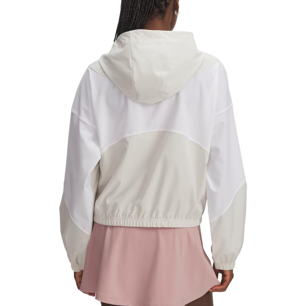 Under Armour Rival Woven Series Comfortable Fashionable Simple Versatile Waterproof Breathable Long Sleeve Jacket Women jackets 6004849-110