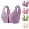 Women's Front Closure Seamless Push-Up Bra, Comfort Adjustable Vest for Daily Wear