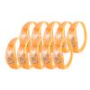 Pack of 10 LED Silicone Bracelets Flashing Light Up Wristband Accessory Adjustable Size Wrist Bands Jewelry for Party