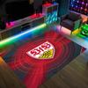 Tappeto in Velluto di Cristallo Design VfB Stuttgart Accogliente Non?Tappeto Stampato Antiscivolo per Camera da Letto Soggiorno Ingresso