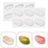Nonstick Food Grade Silicone Mousse Molds Reusable For Home Baking Dessert Chocolate