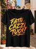 Fatti Cazzi Tuoi Italian StateUnisext with Orange Yellow Brush Script and Scattered Paint Splashes Unisex All TShirt