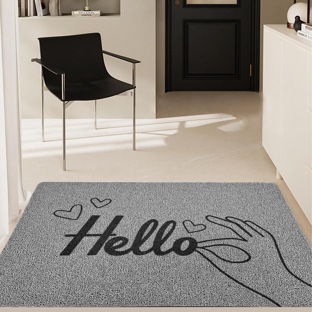 Cross-Border Non-Slip Wear-Resistant Entrance Mat - Cuttable and Dirt-Resistant Door Mat for Home 