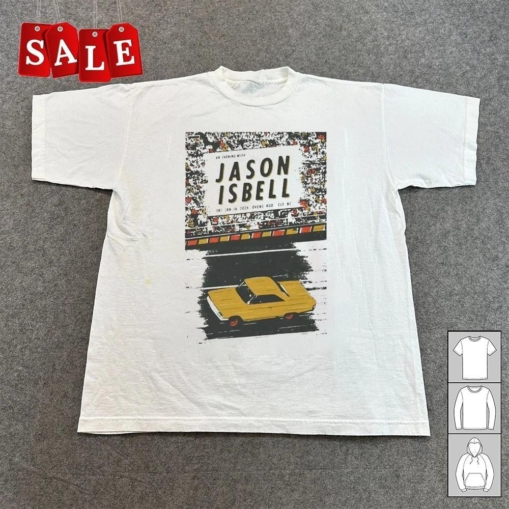 Inspired Jason Isbell And The 400 Unit Band Heavy Cotton S to 5XL Shirt SN582 M