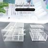 Adjustable Acrylic Resin Stand Practical Storage Rack Box for Dental Professionals and Home Use Resin Molds