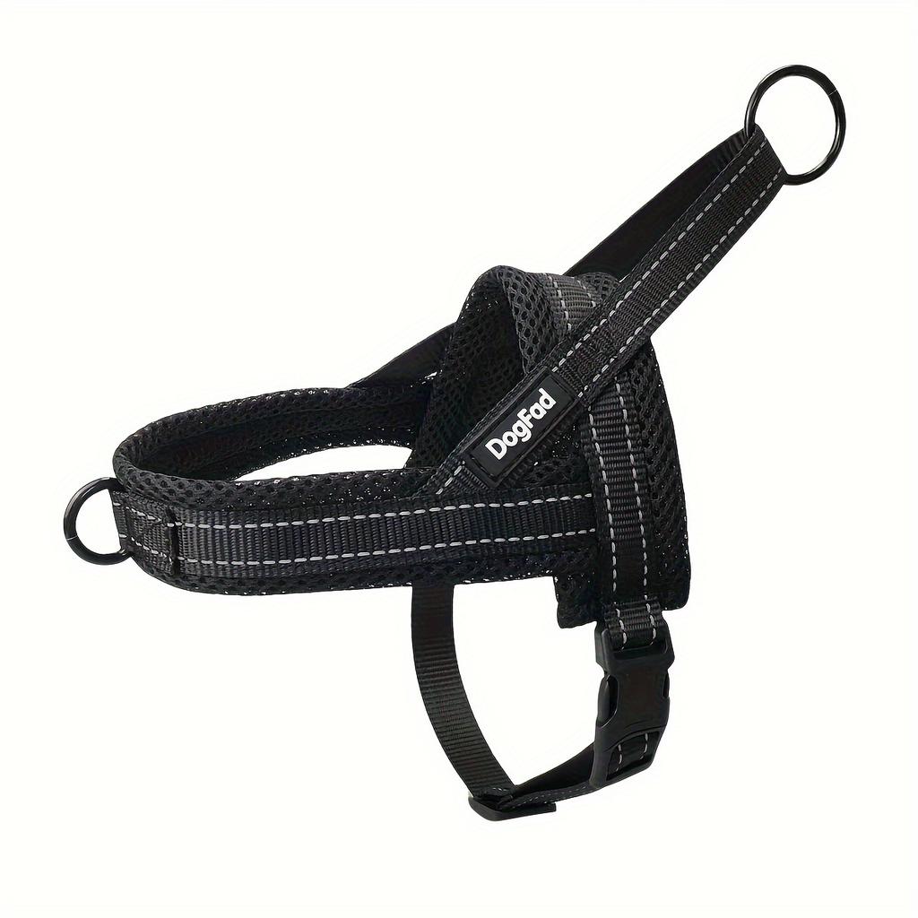 Reflective No-Pull Dog Harness - Adjustable, Escape-Proof Vest for Small To Large Breeds, Hand-Wash Only, DogFad