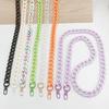 120cm Fashion Woman Handbag Accessory Chain 8 colors Resin Chain Frosted Strap Clutch Shoulder Purse Chain For Phone Case