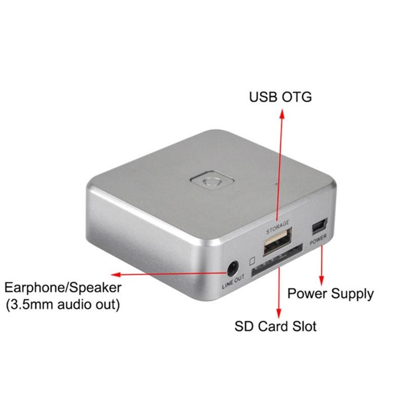 Music Digitizer Recorder for Music Sound Capture Device MP3 Recorder Converter Support Memory Card With Remote
